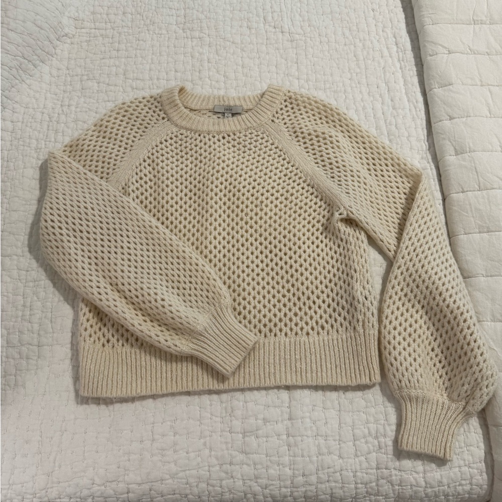 Joie Cream Knit Sweater